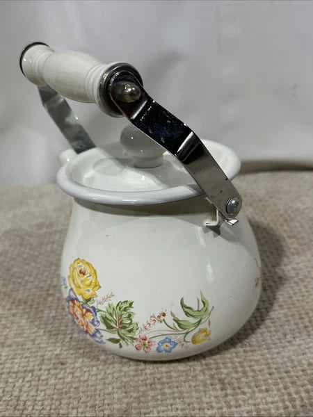 Vintage Kobë Enamel Tea Kettle Floral Design – JCPenney Exclusive