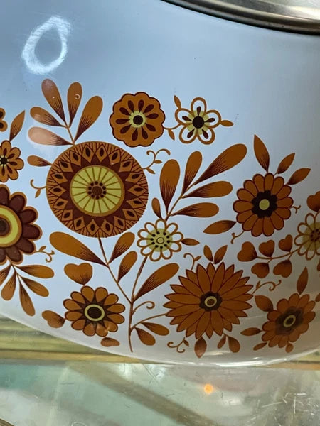 Vintage 1970s Sanko Ware Enamel Tea Kettle, Japan