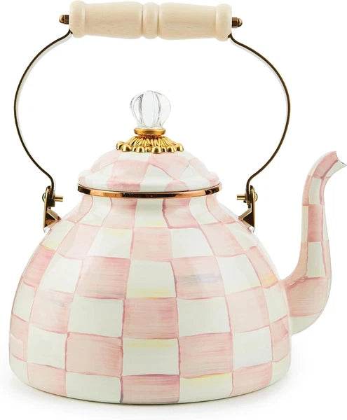 Mackenzie- Childs 3-Quart Enamel Tea Kettle