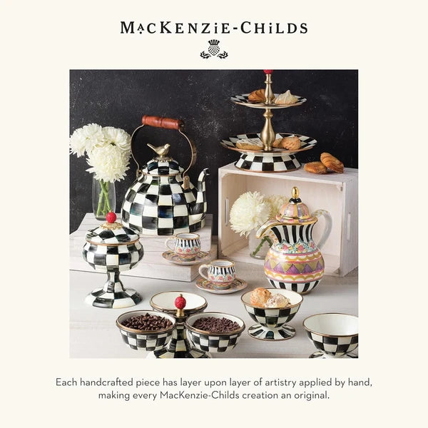 Mackenzie- Childs 3-Quart Enamel Tea Kettle