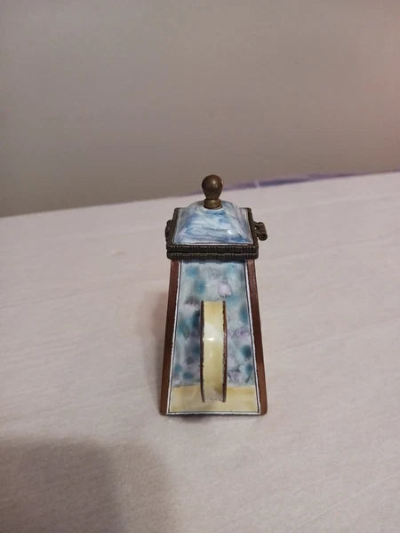 Kelvin Chen Handpainted Miniature Enamel Tea Pot P. Cezanne "The Blue Vase" #378