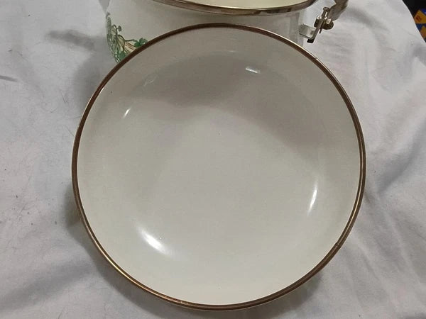 Vintage Tabletops Unlimited Teapot - Ceramic Enamel Fruit - Cottagecore