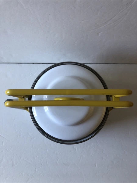 Gailstyn-Sutton Katja House Enamel Teapot Kettle 1984 Abstract Bar Code Design