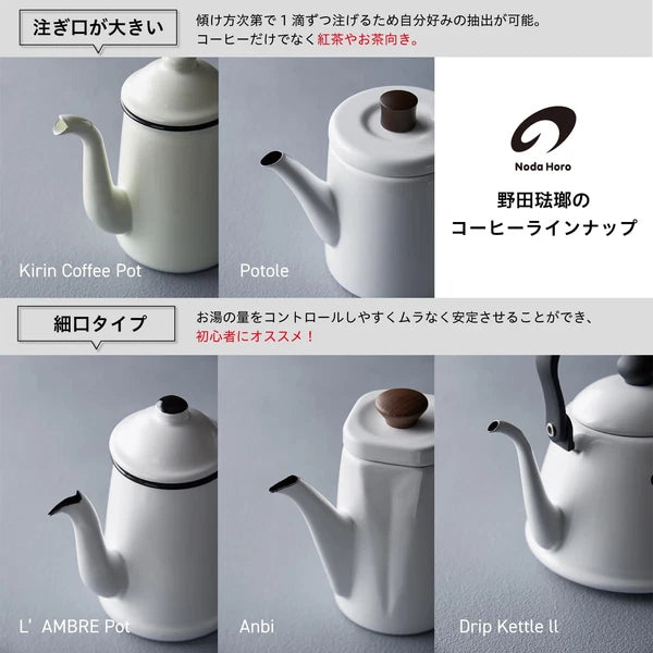 Noda Enamel Kettle 2.0L IH Blue Made in Japan Royal Classic