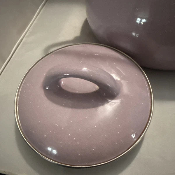 Crofton 2.3Qt Tea Kettle Light Purple  Speckled Enamel   Whistles