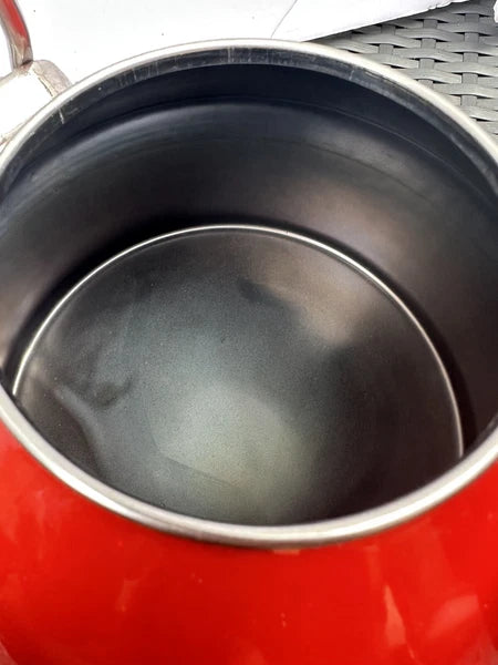 Tea Kettle Martha Stewart Collection 2.5 Qt Enamel Steel Designer Tea Pot