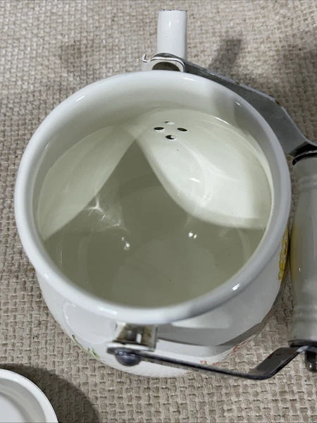Vintage Kobë Enamel Tea Kettle Floral Design – JCPenney Exclusive