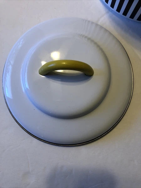 Gailstyn-Sutton Katja House Enamel Teapot Kettle 1984 Abstract Bar Code Design