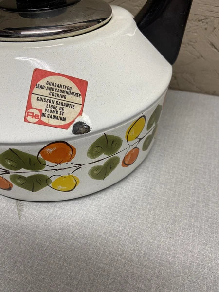 Tea Pot Vintage Austria Email Kettle
